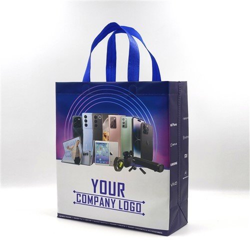 Mobile Shop Premium Non Woven Shopping Bag