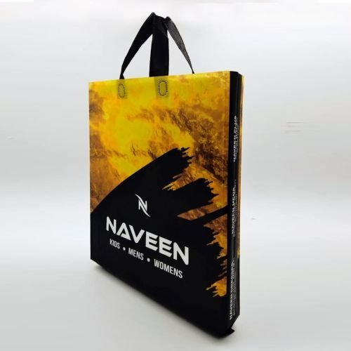 Naveen Bold Design Black Non Woven Bag