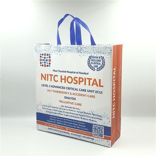 NITC Hospital Premium Laminated Non-woven Bag