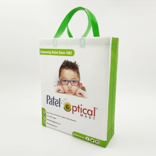 Patel Opticals Eco Friendly Laminated Box Bag